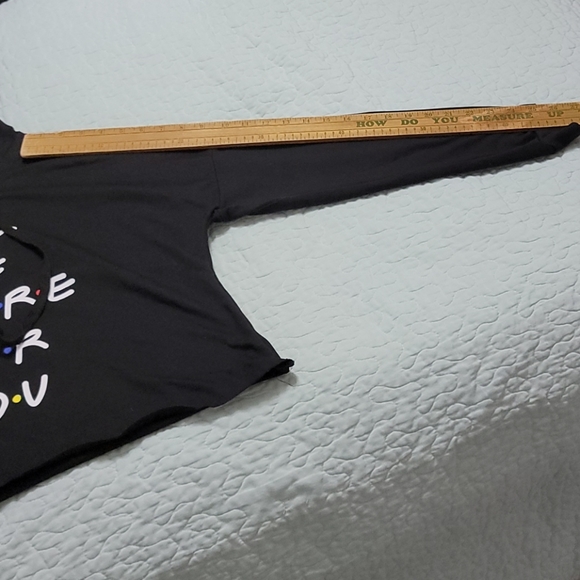 Friends Unbranded Cut-Off Hoodie Sz XL - Picture 5 of 6